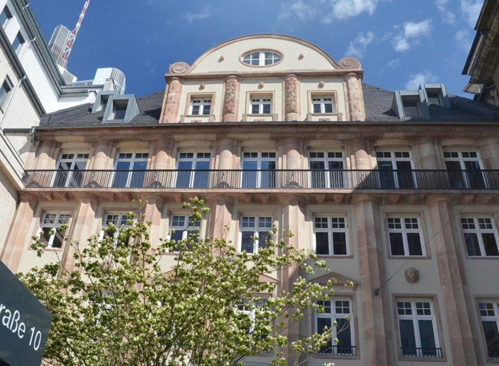 Firmengebäude der Bethmann Bank Frankfurt